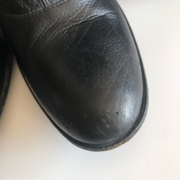 Nine West Leather Pull On Knee High Boots - Picture 15 of 16